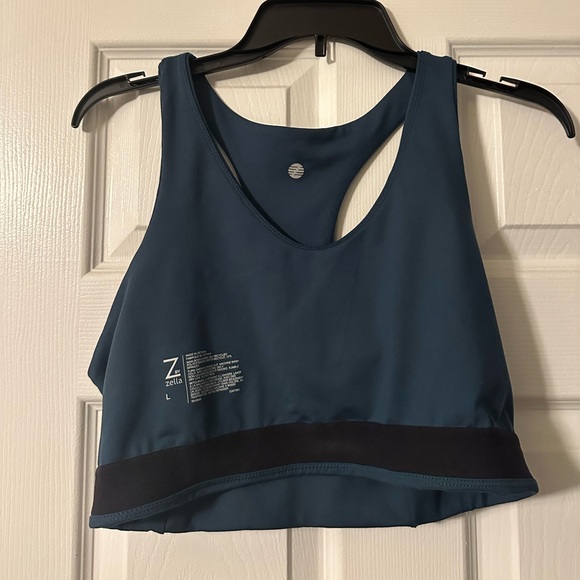 Z by Zella Seamless Longline Sports Bra Large - Picture 2 of 3